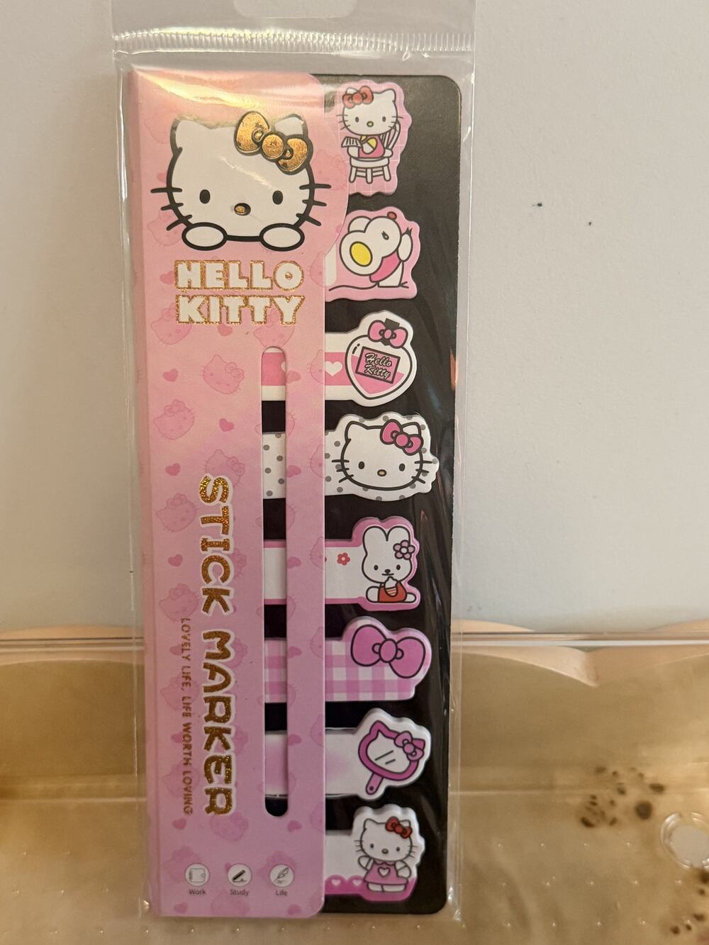#HK-506 Hello Kitty Sticky Note Tabs